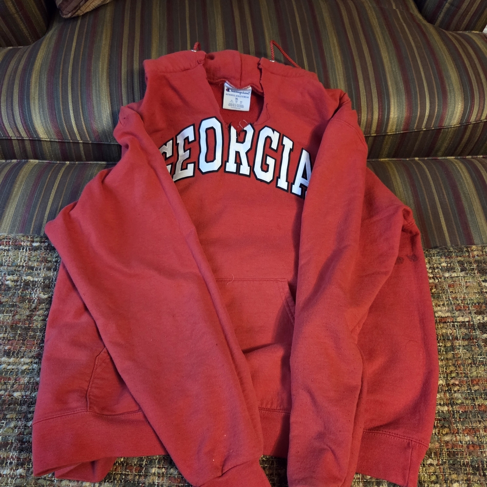 Champion Red Athletic Hoodie